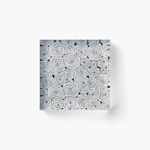 Item preview, Colorful Wavy Flowers designed and sold by Ashwini Amur.