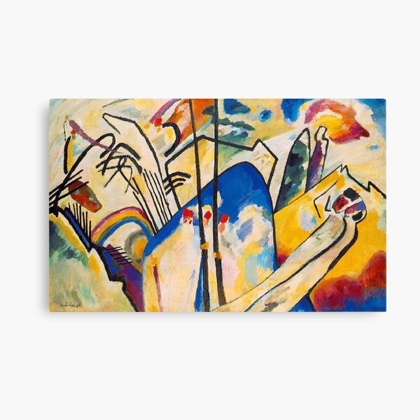 Composition IV - Wassily Kandinsky Canvas Print