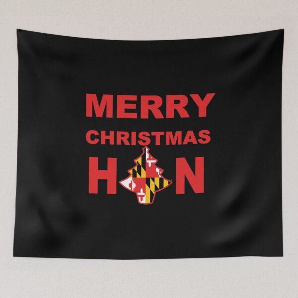 Item preview, Baltimore Hon Maryland Flag Christmas Tree designed and sold by Draculaura2009.