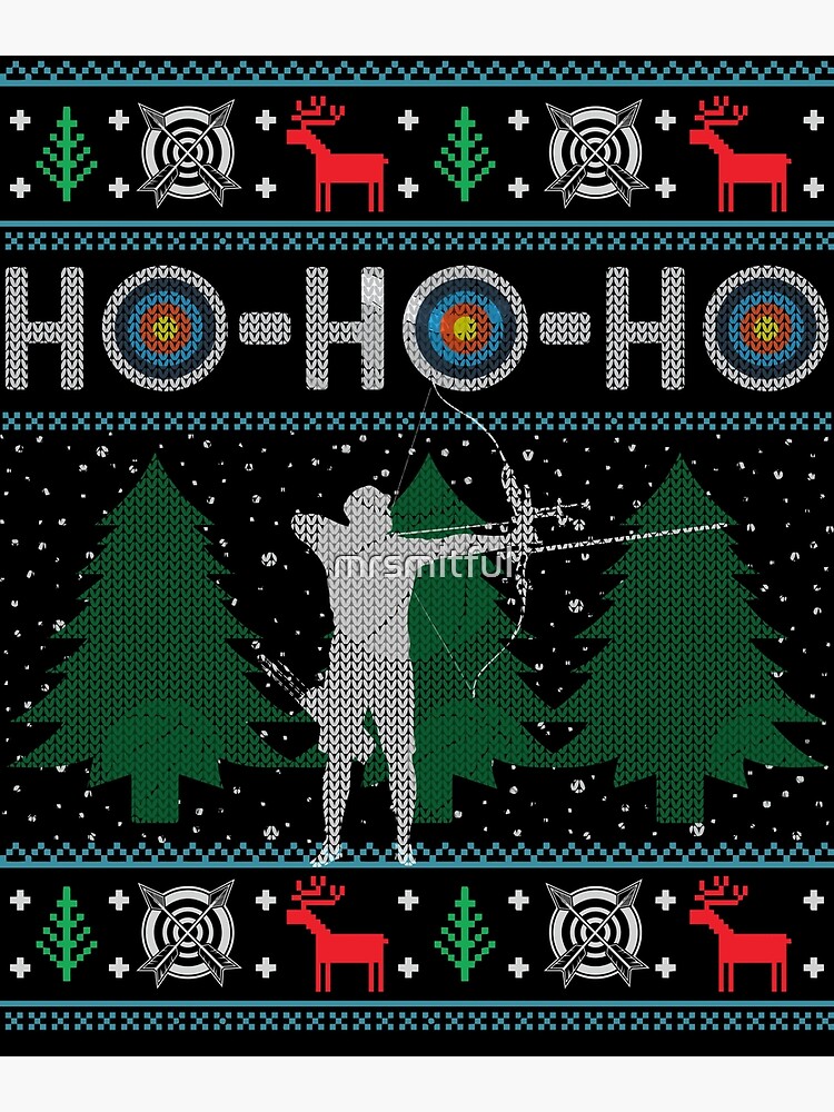 Bow hunter christmas on sale sweater