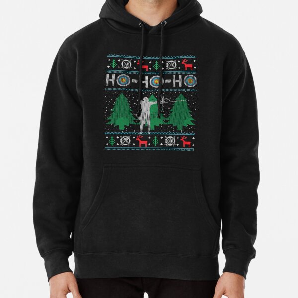 Bow hunter christmas sweater best sale