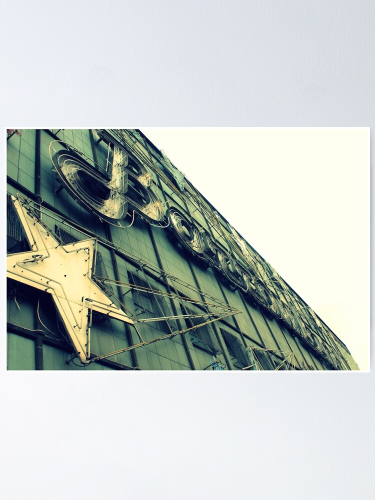 Alternate view of Glasgow Barrowland Poster