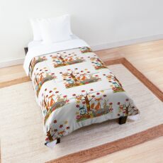 Auntumn Woodland Animals Comforter