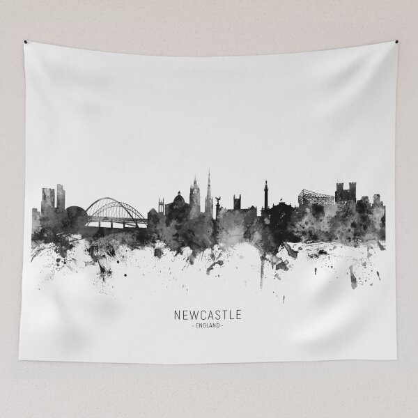 Artikelvorschau, Newcastle England Skyline entworfen und verkauft von ArtPrints.