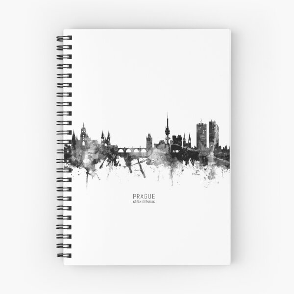 Item preview, Prague (Praha) Czech Republic Skyline designed and sold by ArtPrints.