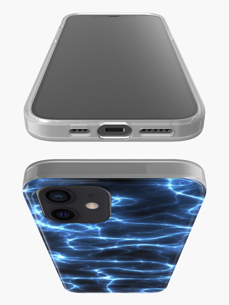 Alternate view of ELECTRIFIED BLUE. iPhone Case & Cover