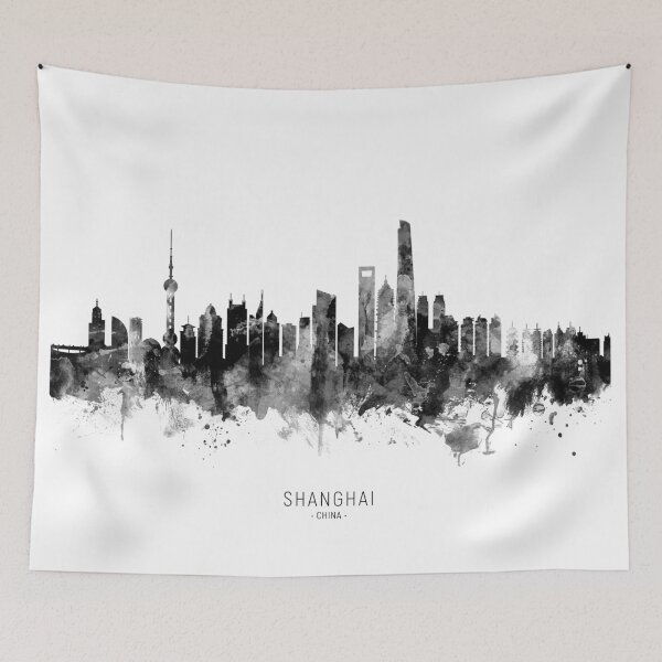 Item preview, Shanghai China Skyline designed and sold by ArtPrints.