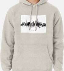 Shanghai China Skyline Pullover Hoodie
