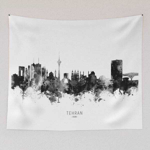 Item preview, Tehran Iran Skyline designed and sold by ArtPrints.