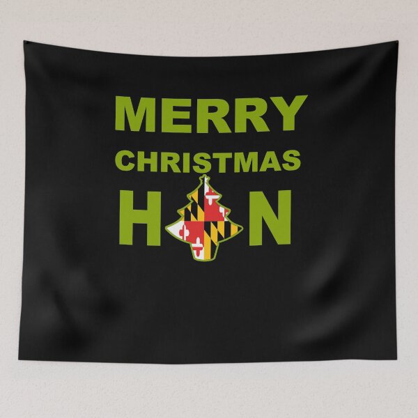 Item preview, Baltimore Hon Maryland Flag Christmas Tree designed and sold by Draculaura2009.