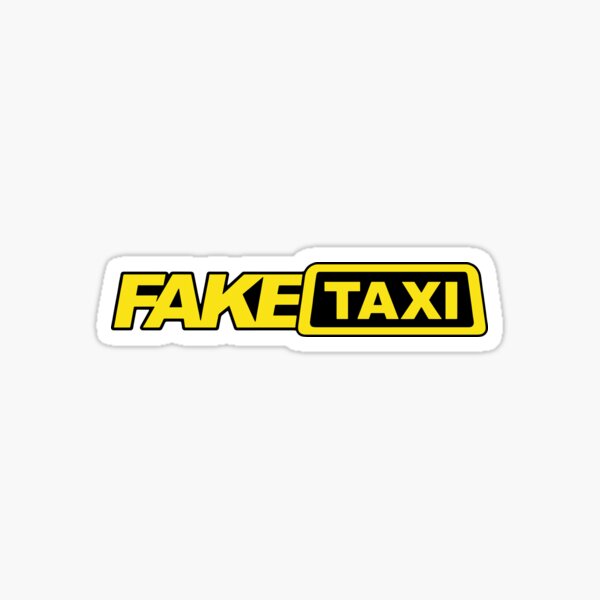 Taxi falso de alta calidad Pegatina