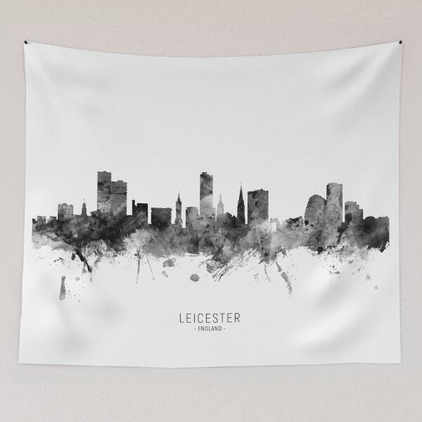 Item preview, Leicester England Skyline designed and sold by ArtPrints.