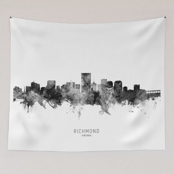 Item preview, Richmond Virginia Skyline designed and sold by ArtPrints.