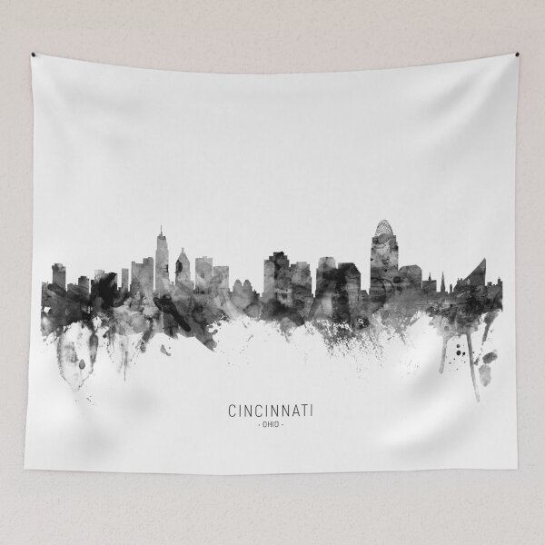 Item preview, Cincinnati Ohio Skyline designed and sold by ArtPrints.