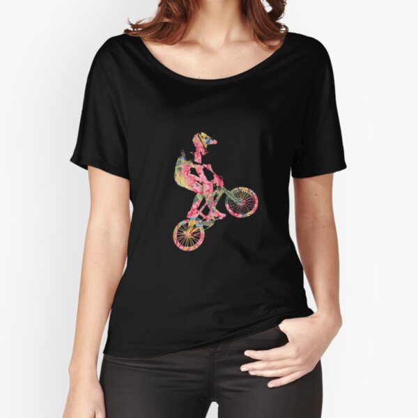 Item preview, Girls Flower BMX watercolor designed and sold by Scoopivich.