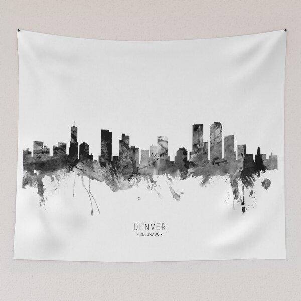 Item preview, Denver Colorado Skyline designed and sold by ArtPrints.