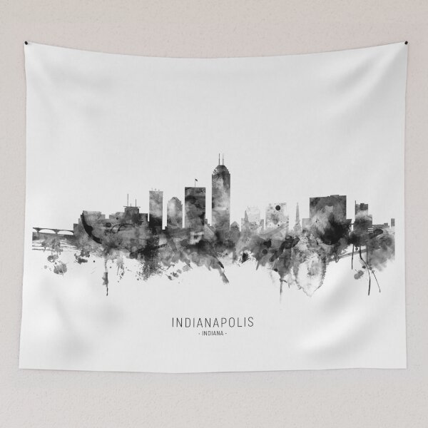Artikelvorschau, Indianapolis Indiana Skyline entworfen und verkauft von ArtPrints.