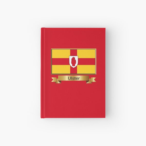 Ulster Named Flag Stickers, Gifts and Products Hardcover Journal