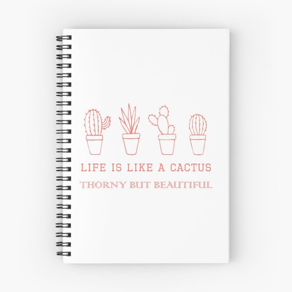 Item preview, Life is Like a Cactus Thorny but Beautiful Gift Design designed and sold by LGamble12345.