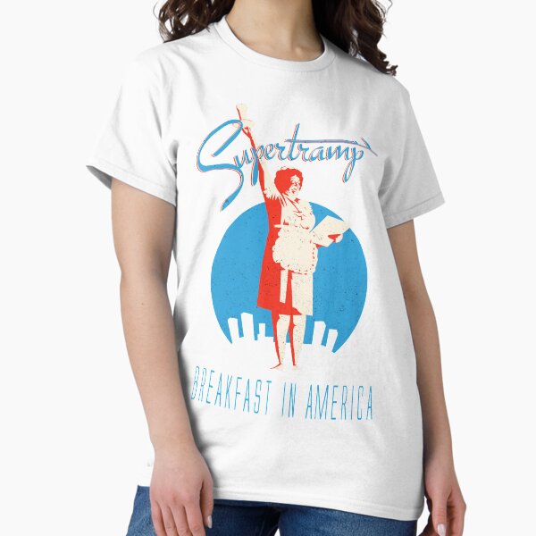 Item preview, Supertramp Breakfast in America t-shirt / Clear designed and sold by Retro Prog TShirt.