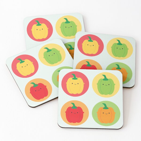 Item preview, Kawaii Bell Peppers designed and sold by marcelinesmith.