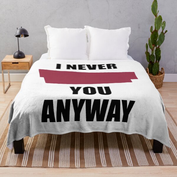 Item preview, I Never Blank You Anyway (Black) designed and sold by TheLastStand.