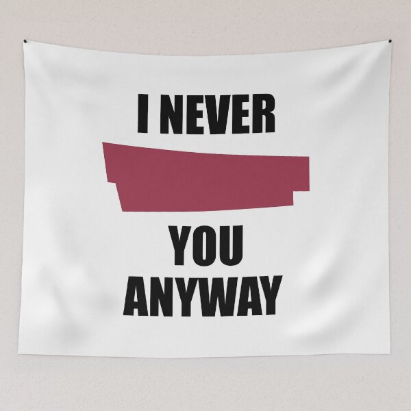 Item preview, I Never Blank You Anyway (Black) designed and sold by TheLastStand.