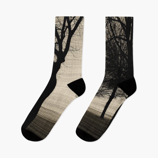 Item preview, Silhouette Trees on a woven sepia background designed and sold by WatersEdgeGal.
