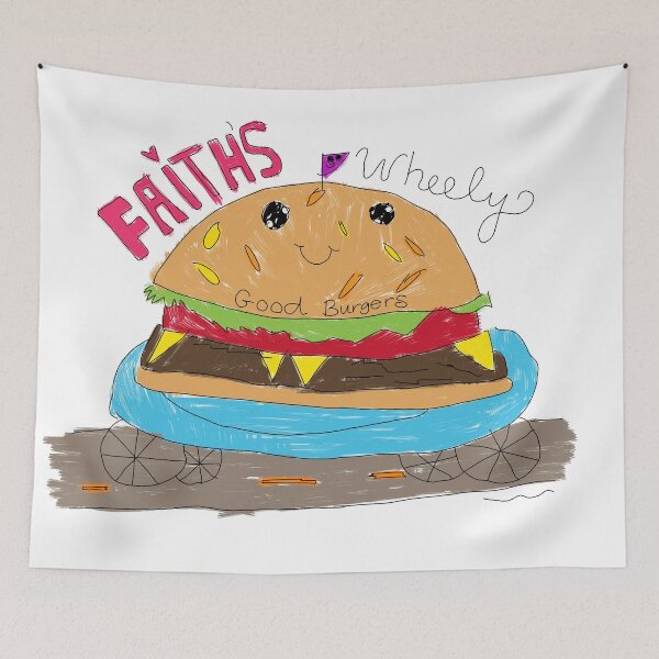 Item preview, Faith's Wheely Good Burgers designed and sold by Scridoodles.