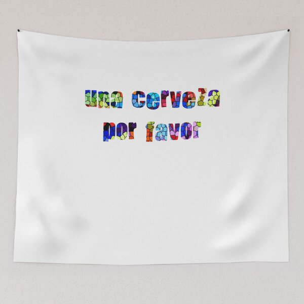 Item preview, Una cerveza por favor - mosaic pattern designed and sold by qlobba.