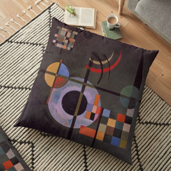 Counter weights - Wassily Kandinsky Floor Pillow