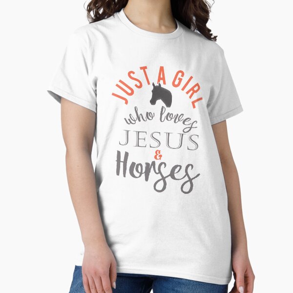 I Love Jesus Riding Horses T Shirt Horse Women Girls Gifts I Love Jesus Riding Horses T Shirt Horse Women Girls Gifts
