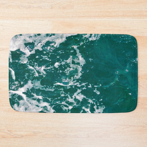 Item preview, Abstract emerald green wavy sea background designed and sold by by-jwp.