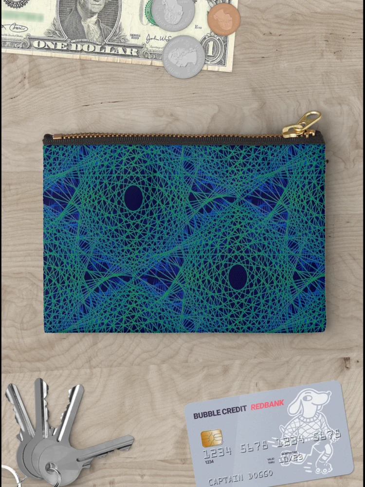 Thumbnail 3 of 4, Zipper Pouch, Algorithm designed and sold by MindTravel.