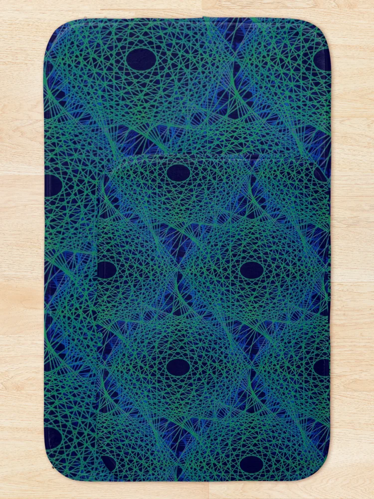 Thumbnail 5 of 6, Bath Mat, Algorithm designed and sold by MindTravel.