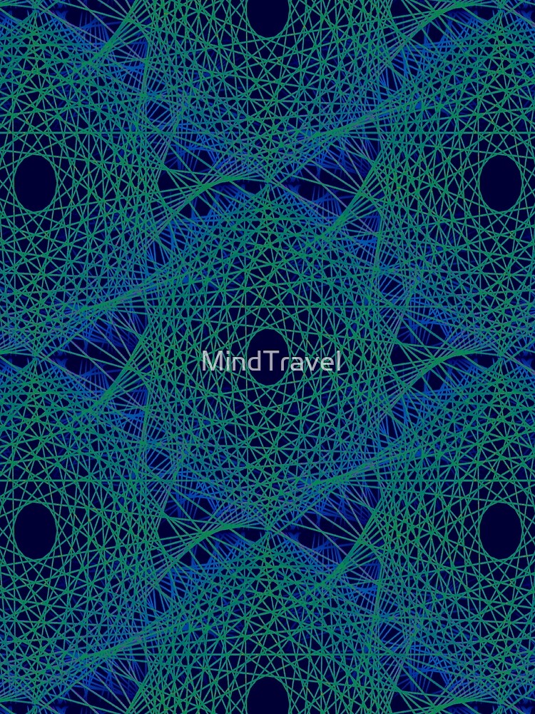 Thumbnail 3 of 3, Scarf, Algorithm designed and sold by MindTravel.