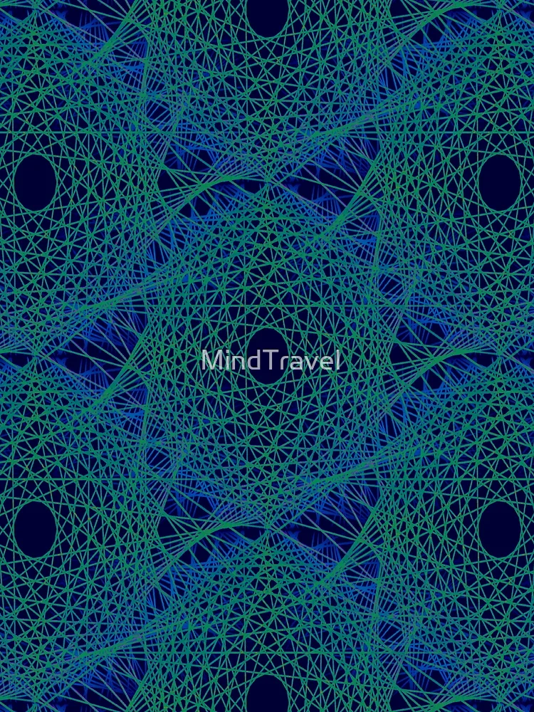 Thumbnail 3 of 3, Scarf, Algorithm designed and sold by MindTravel.