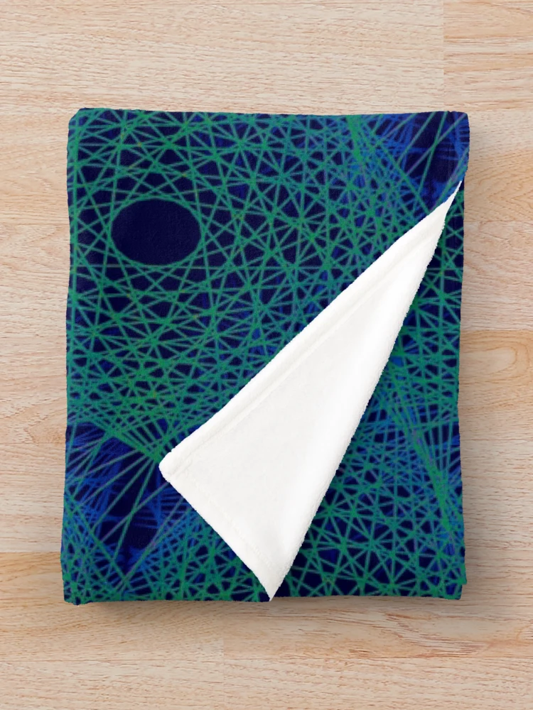 Thumbnail 3 of 6, Throw Blanket, Algorithm designed and sold by MindTravel.