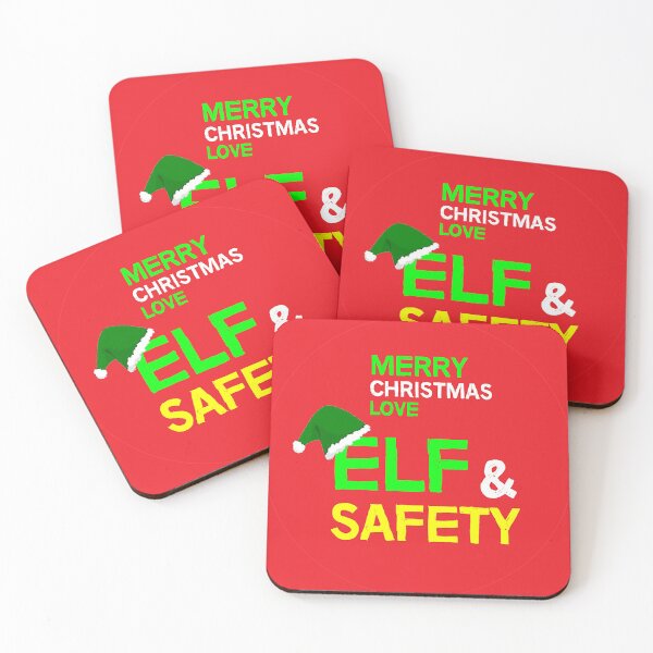 Item preview, Merry Christmas Elf & Safety Shirt - Funny Elf & Safety Card - Funny Elf & Safety Mug - Funny Elf & Safety Team designed and sold by happygiftideas.