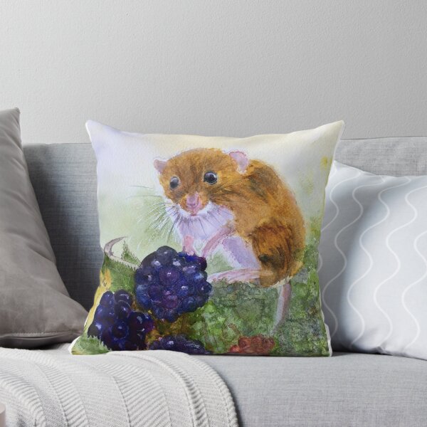 Item preview, Hidden Treasures: Watercolour painting of a Harvest Mouse designed and sold by Double Dutch Designs.