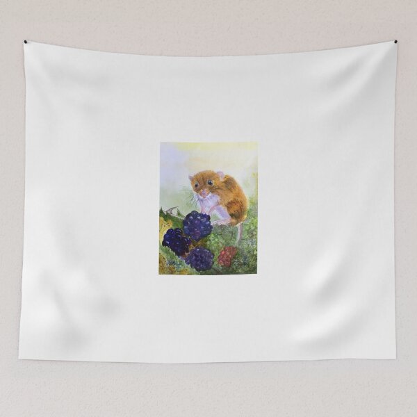 Item preview, Hidden Treasures: Watercolour painting of a Harvest Mouse designed and sold by Double Dutch Designs.