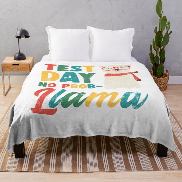 Item preview, Testing Test Day No Prob Llama Teacher Professor Joke designed and sold by findgreatshirts.