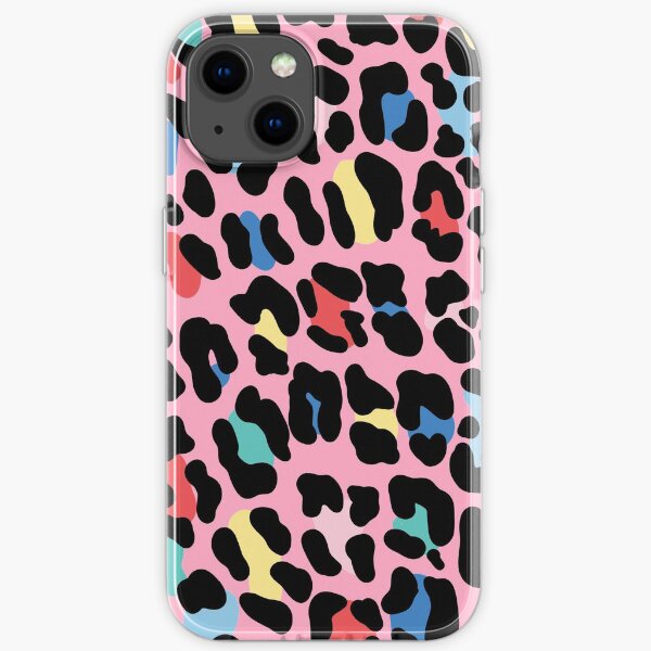 Rainbow leopard by Elebea iPhone Soft Case
