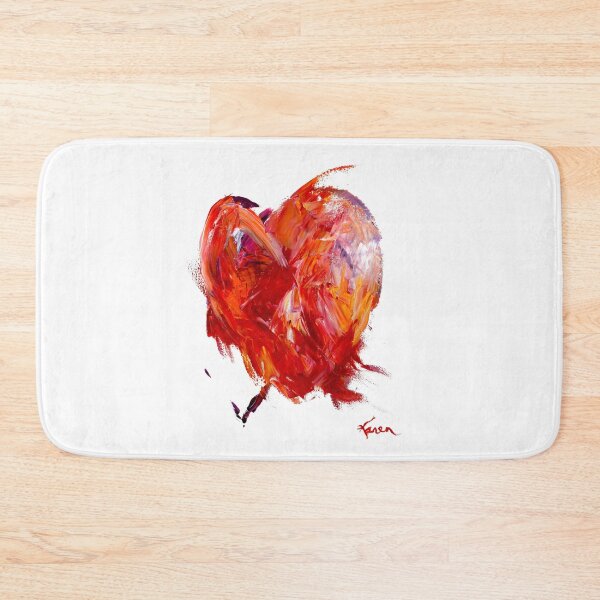 Item preview, Brokenhearted - An Expressionist Vibrant Red Heart designed and sold by KarenRHarris.