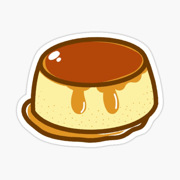 "pudding" Sticker for Sale by jjsealion Redbubble