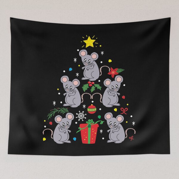 Item preview, Mouse Christmas Ornament Tree designed and sold by rafaeltto.