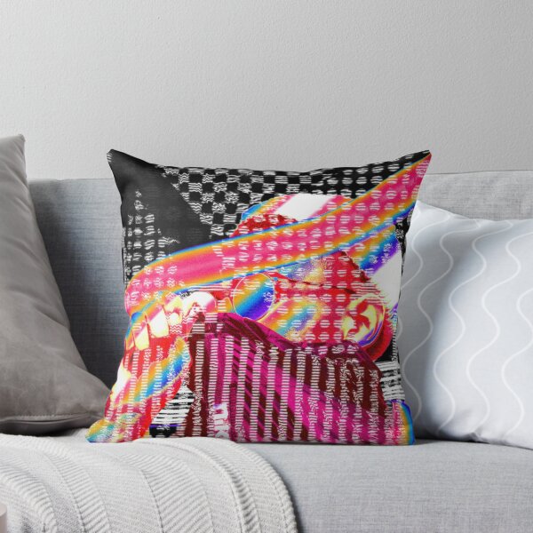 Item preview, rainbow vaporwave portrait artwork designed and sold by sharpecanary.