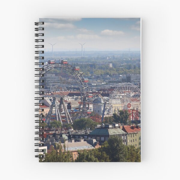 Item preview, Ferris wheel in Prater park cityscape Vienna Austria designed and sold by goceris.