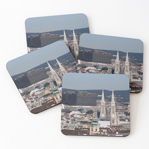 Item preview, Votive Church Votivekirche towers cityscape Vienna Austria designed and sold by goceris.