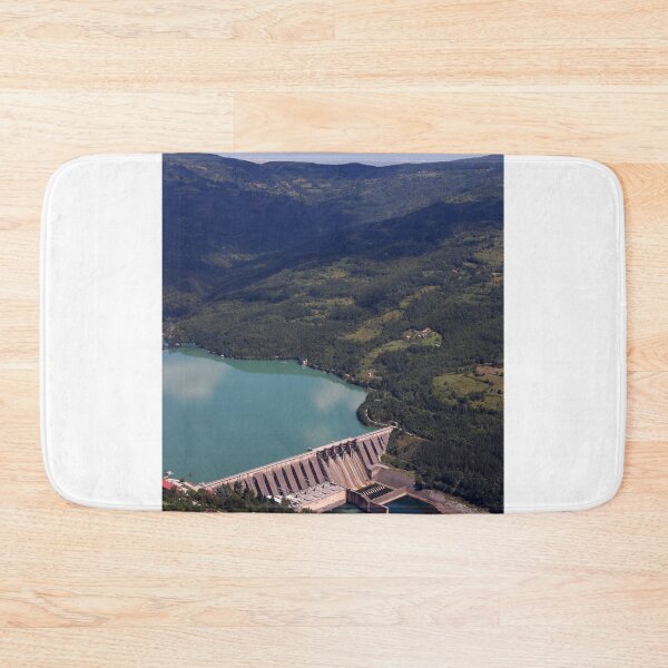 Item preview, hydroelectric power plant on Drina River Perucac Serbia landscape designed and sold by goceris.